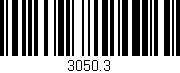 Código de barras (EAN, GTIN, SKU, ISBN): '3050.3'