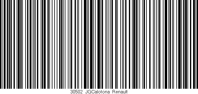 Código de barras (EAN, GTIN, SKU, ISBN): '30502_JGCalotona_Renault'