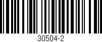 Código de barras (EAN, GTIN, SKU, ISBN): '30504-2'