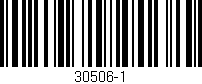 Código de barras (EAN, GTIN, SKU, ISBN): '30506-1'