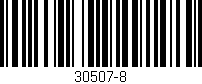Código de barras (EAN, GTIN, SKU, ISBN): '30507-8'