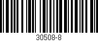 Código de barras (EAN, GTIN, SKU, ISBN): '30508-8'