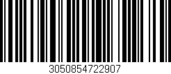 Código de barras (EAN, GTIN, SKU, ISBN): '3050854722907'