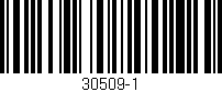 Código de barras (EAN, GTIN, SKU, ISBN): '30509-1'