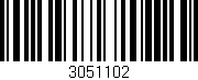Código de barras (EAN, GTIN, SKU, ISBN): '3051102'
