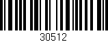 Código de barras (EAN, GTIN, SKU, ISBN): '30512'