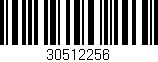 Código de barras (EAN, GTIN, SKU, ISBN): '30512256'
