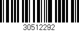 Código de barras (EAN, GTIN, SKU, ISBN): '30512292'