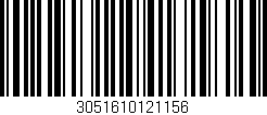 Código de barras (EAN, GTIN, SKU, ISBN): '3051610121156'