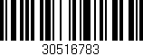 Código de barras (EAN, GTIN, SKU, ISBN): '30516783'