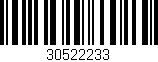 Código de barras (EAN, GTIN, SKU, ISBN): '30522233'