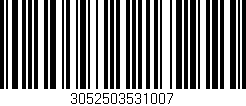 Código de barras (EAN, GTIN, SKU, ISBN): '3052503531007'