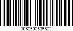 Código de barras (EAN, GTIN, SKU, ISBN): '3052503605623'