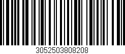 Código de barras (EAN, GTIN, SKU, ISBN): '3052503808208'