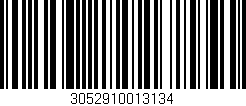 Código de barras (EAN, GTIN, SKU, ISBN): '3052910013134'