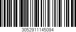 Código de barras (EAN, GTIN, SKU, ISBN): '3052911145094'