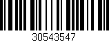 Código de barras (EAN, GTIN, SKU, ISBN): '30543547'