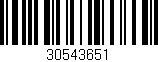 Código de barras (EAN, GTIN, SKU, ISBN): '30543651'
