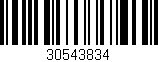Código de barras (EAN, GTIN, SKU, ISBN): '30543834'