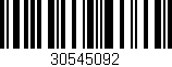 Código de barras (EAN, GTIN, SKU, ISBN): '30545092'