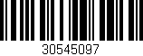 Código de barras (EAN, GTIN, SKU, ISBN): '30545097'