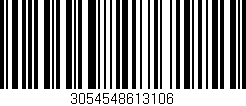Código de barras (EAN, GTIN, SKU, ISBN): '3054548613106'
