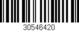 Código de barras (EAN, GTIN, SKU, ISBN): '30546420'
