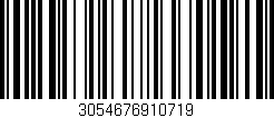 Código de barras (EAN, GTIN, SKU, ISBN): '3054676910719'