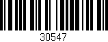 Código de barras (EAN, GTIN, SKU, ISBN): '30547'