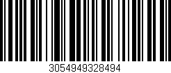 Código de barras (EAN, GTIN, SKU, ISBN): '3054949328494'