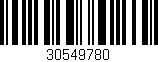 Código de barras (EAN, GTIN, SKU, ISBN): '30549780'