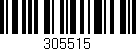 Código de barras (EAN, GTIN, SKU, ISBN): '305515'