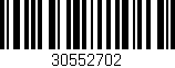 Código de barras (EAN, GTIN, SKU, ISBN): '30552702'