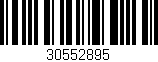 Código de barras (EAN, GTIN, SKU, ISBN): '30552895'