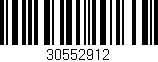 Código de barras (EAN, GTIN, SKU, ISBN): '30552912'