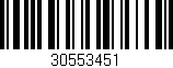 Código de barras (EAN, GTIN, SKU, ISBN): '30553451'