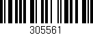 Código de barras (EAN, GTIN, SKU, ISBN): '305561'