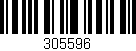 Código de barras (EAN, GTIN, SKU, ISBN): '305596'