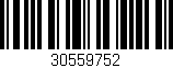Código de barras (EAN, GTIN, SKU, ISBN): '30559752'