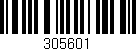 Código de barras (EAN, GTIN, SKU, ISBN): '305601'