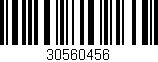 Código de barras (EAN, GTIN, SKU, ISBN): '30560456'