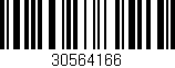 Código de barras (EAN, GTIN, SKU, ISBN): '30564166'