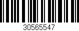 Código de barras (EAN, GTIN, SKU, ISBN): '30565547'