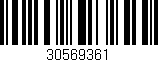 Código de barras (EAN, GTIN, SKU, ISBN): '30569361'