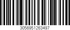 Código de barras (EAN, GTIN, SKU, ISBN): '3056951263497'