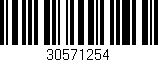 Código de barras (EAN, GTIN, SKU, ISBN): '30571254'