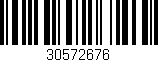 Código de barras (EAN, GTIN, SKU, ISBN): '30572676'