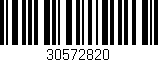Código de barras (EAN, GTIN, SKU, ISBN): '30572820'
