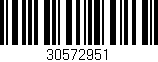 Código de barras (EAN, GTIN, SKU, ISBN): '30572951'