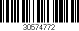Código de barras (EAN, GTIN, SKU, ISBN): '30574772'
